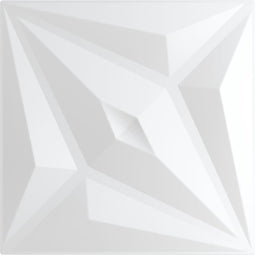 vidaXL - 24 - st - Wandpanelen - ster - 6 - m² - 50x50 - cm - XPS - wit