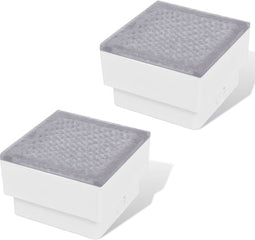 vidaXL 2x LED-lamp verzonken 100x100x68 mm