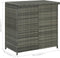 vidaXL - 3-delige - Barset - poly - rattan - grijs