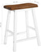 vidaXL - 3-delige - Bartafel - en - -krukkenset - massief - hout