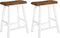 vidaXL - 3-delige - Bartafel - en - -krukkenset - massief - hout
