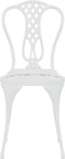 vidaXL - 3-delige - Bistroset - gietaluminium - wit