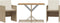 vidaXL - 3-delige - Bistroset - met - kussens - poly - rattan - beige