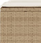 vidaXL - 3-delige - Bistroset - met - kussens - poly - rattan - beige