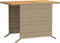 vidaXL - 3-delige - Bistroset - met - kussens - poly - rattan - beige