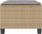 vidaXL - 3-delige - Bistroset - met - kussens - poly - rattan - beige