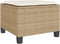 vidaXL - 3-delige - Bistroset - met - kussens - poly - rattan - beige