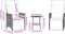 vidaXL - 3-delige - Bistroset - met - kussens - poly - rattan - bruin