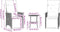 vidaXL - 3-delige - Bistroset - met - kussens - poly - rattan - grijs