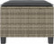 vidaXL - 3-delige - Bistroset - met - kussens - poly - rattan - grijs