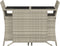 vidaXL - 3-delige - Bistroset - met - kussens - poly - rattan - lichtgrijs