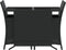 vidaXL - 3-delige - Bistroset - met - kussens - poly - rattan - zwart