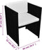 vidaXL - 3-delige - Bistroset - met - kussens - poly - rattan - zwart