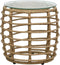 vidaXL - 3-delige - Bistroset - poly - rattan - eikenkleurig