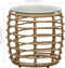 vidaXL - 3-delige - Bistroset - poly - rattan - eikenkleurig
