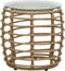 vidaXL - 3-delige - Bistroset - poly - rattan - eikenkleurig