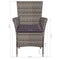 vidaXL - 3-delige - Bistroset - poly - rattan - grijs