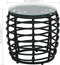 vidaXL - 3-delige - Bistroset - poly - rattan - zwart