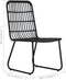 vidaXL - 3-delige - Bistroset - poly - rattan - zwart
