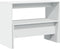vidaXL - 3-delige - Eettafel - en - bankenset - bewerkt - hout - wit