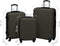 vidaXL - 3-delige - Harde - kofferset - ABS - antraciet