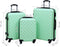 vidaXL - 3-delige - Harde - kofferset - ABS - mintkleurig