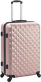 vidaXL - 3-delige - Harde - kofferset - ABS - roségoud