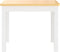 vidaXL 3-delige Kindertafel- en stoelenset MDF wit en beige