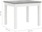 vidaXL 3-delige Kindertafel- en stoelenset MDF wit en grijs