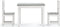 vidaXL 3-delige Kindertafel- en stoelenset MDF wit en grijs