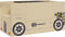 vidaXL 3-delige Kindertafel- en stoelenset off-road-auto-ontwerp MDF