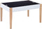 vidaXL 3-delige Kindertafel- en stoelenset zwart en wit