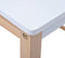 vidaXL 3-delige Kindertafel- en stoelenset zwart en wit