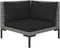 vidaXL - 3-delige - Loungeset - halfrond - poly - rattan - donkergrijs