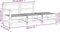vidaXL - 3-delige - Loungeset - massief - douglashout