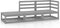vidaXL - 3-delige - Loungeset - massief - grenenhout - grijs