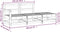 vidaXL - 3-delige - Loungeset - massief - grenenhout - honingbruin