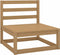 vidaXL - 3-delige - Loungeset - massief - grenenhout - honingbruin