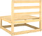 vidaXL - 3-delige - Loungeset - massief - grenenhout