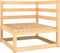 vidaXL - 3-delige - Loungeset - massief - grenenhout
