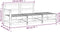 vidaXL - 3-delige - Loungeset - massief - grenenhout - wit