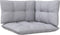 vidaXL - 3-delige - Loungeset - met - grijze - kussens - massief - grenenhout