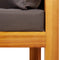 vidaXL - 3-delige - Loungeset - met - kussens - massief - acaciahout