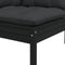 vidaXL - 3-delige - Loungeset - met - kussens - massief - grenenhout - zwart