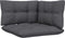 vidaXL - 3-delige - Loungeset - met - kussens - massief - grenenhout - zwart