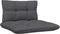 vidaXL - 3-delige - Loungeset - met - kussens - massief - grenenhout - zwart