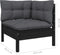 vidaXL - 3-delige - Loungeset - met - kussens - massief - grenenhout