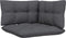 vidaXL - 3-delige - Loungeset - met - kussens - massief - grenenhout - wit