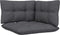 vidaXL - 3-delige - Loungeset - met - kussens - massief - grenenhout - grijs