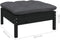 vidaXL - 3-delige - Loungeset - met - kussens - massief - grenenhout - zwart